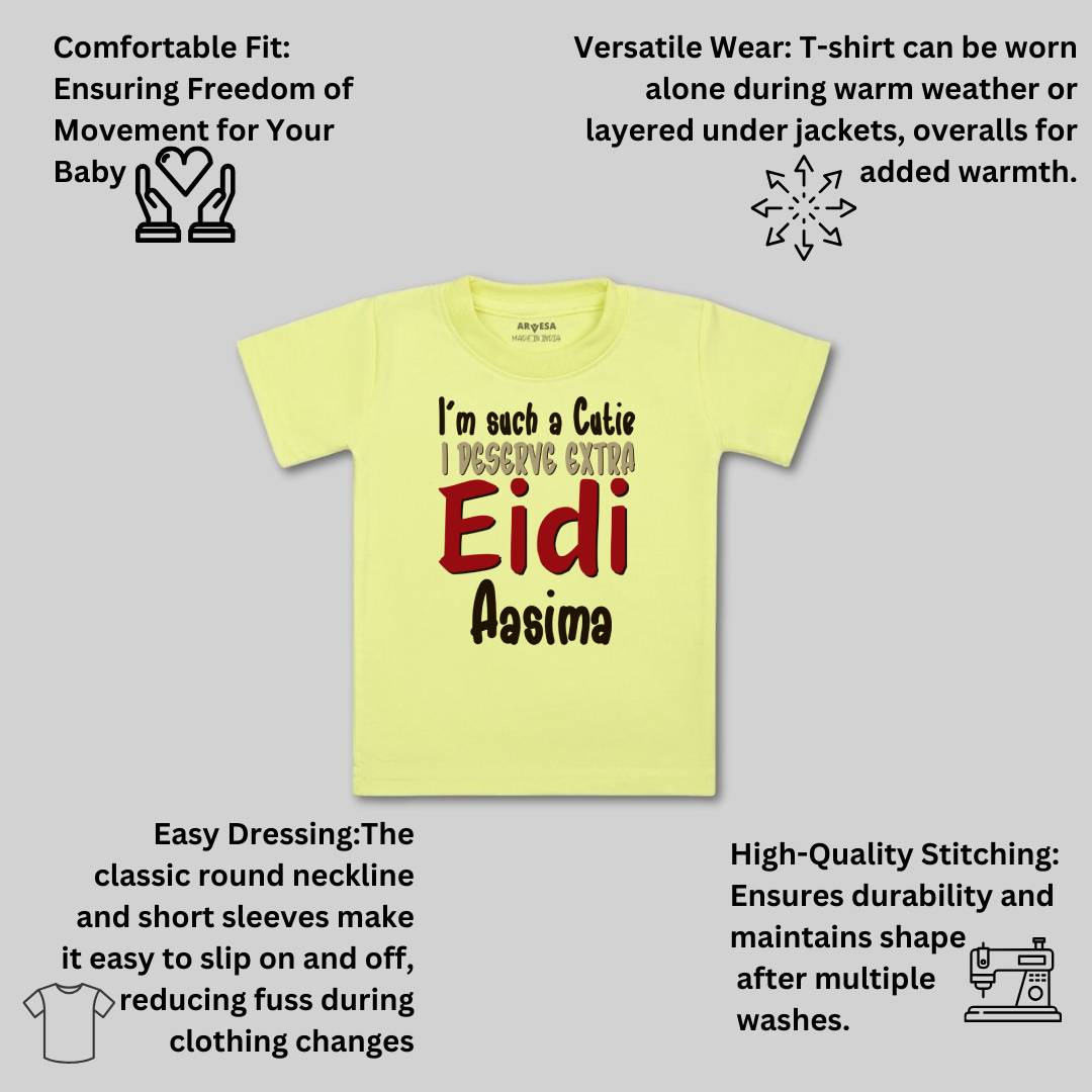 Arvesa I Deserve Extra Eidi Baby Boy & Girl Dress