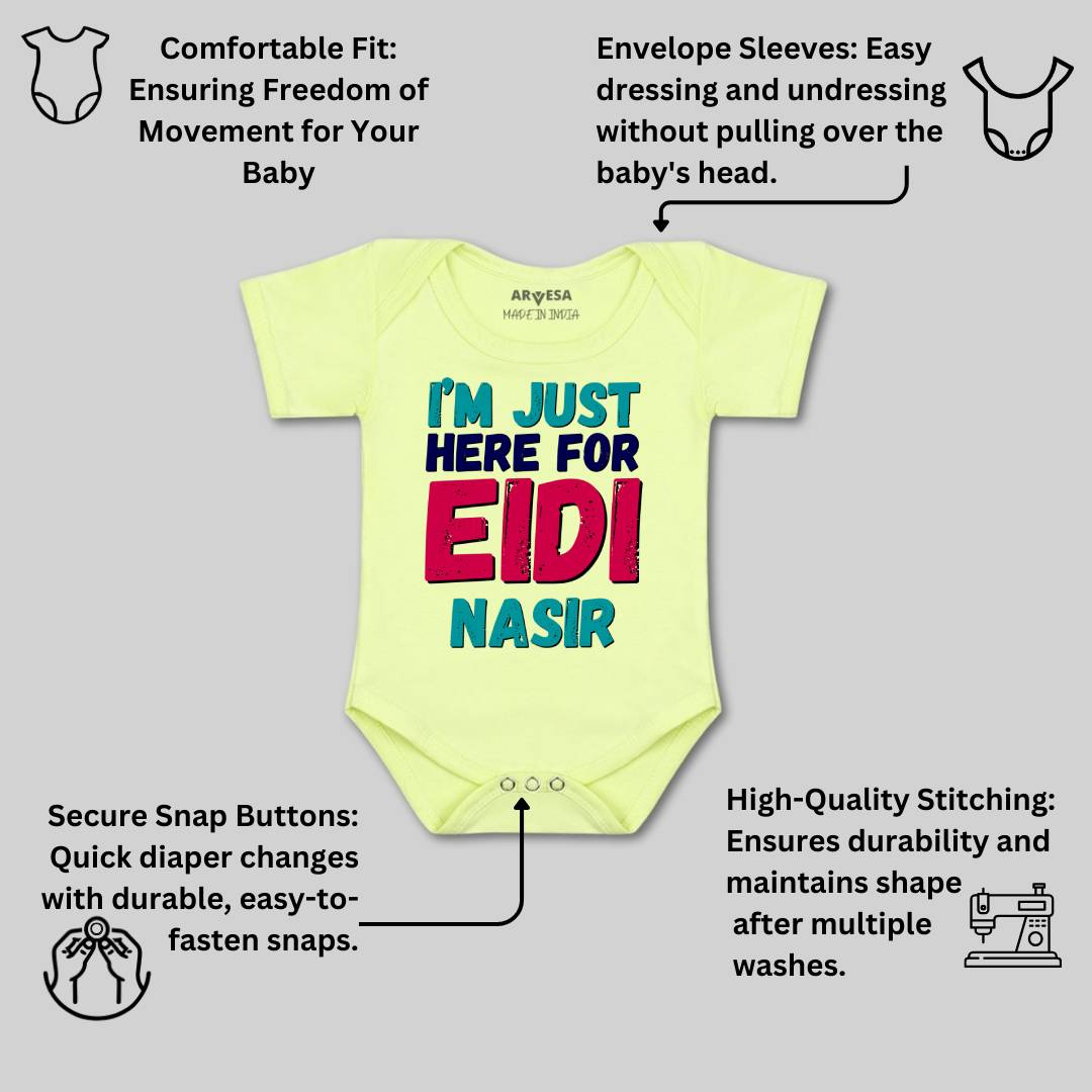 Arvesa Here For Eidi Baby Boy & Girl Dress