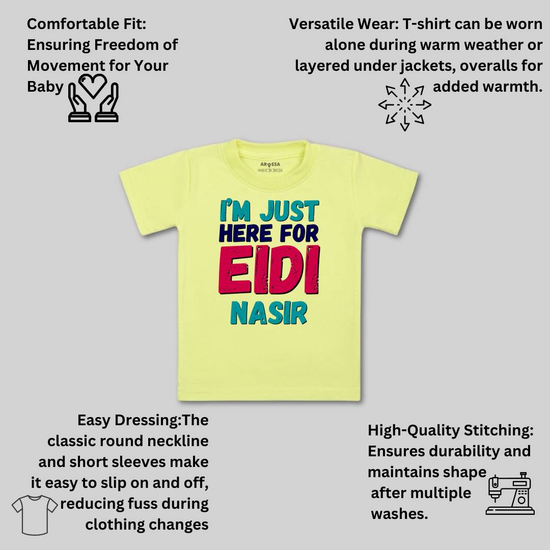 Arvesa Here For Eidi Baby Boy & Girl Dress