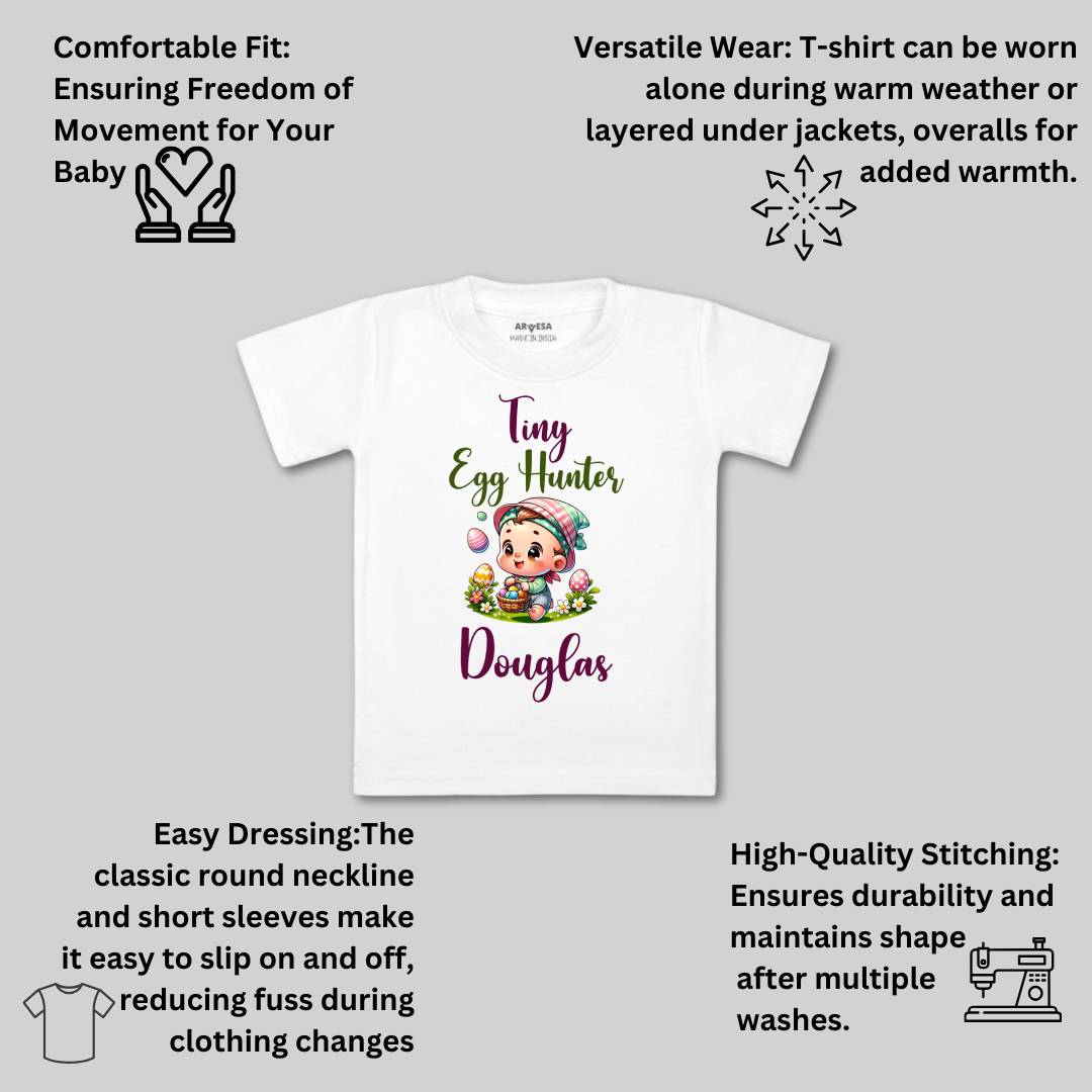 Arvesa Tiny Egg Hunter Baby Boy & Girl Dress