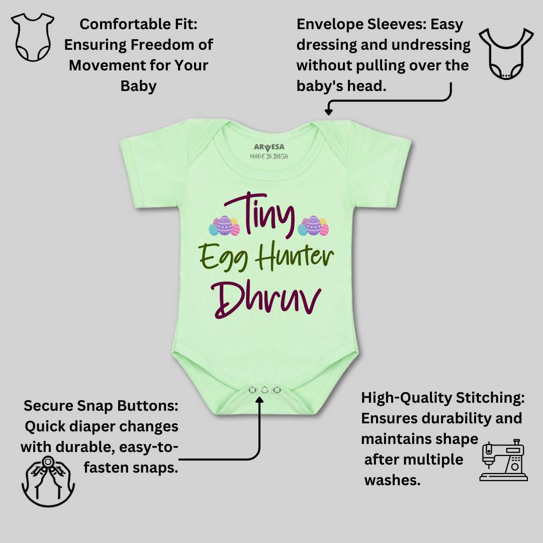 Arvesa Tiny Egg Hunter Baby Boy & Girl Dress