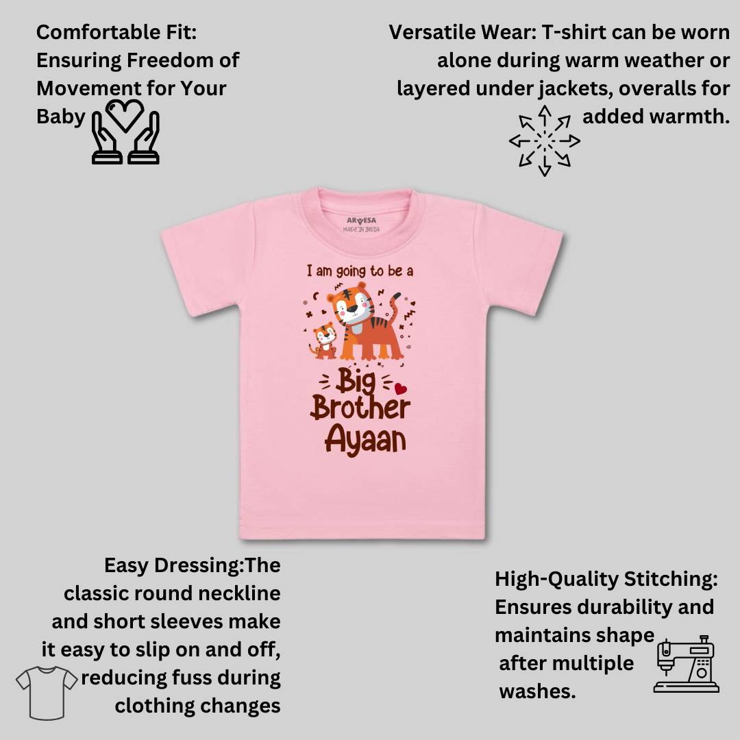 Arvesa I am going to Be Big Brother Baby Boy & Girl Dress