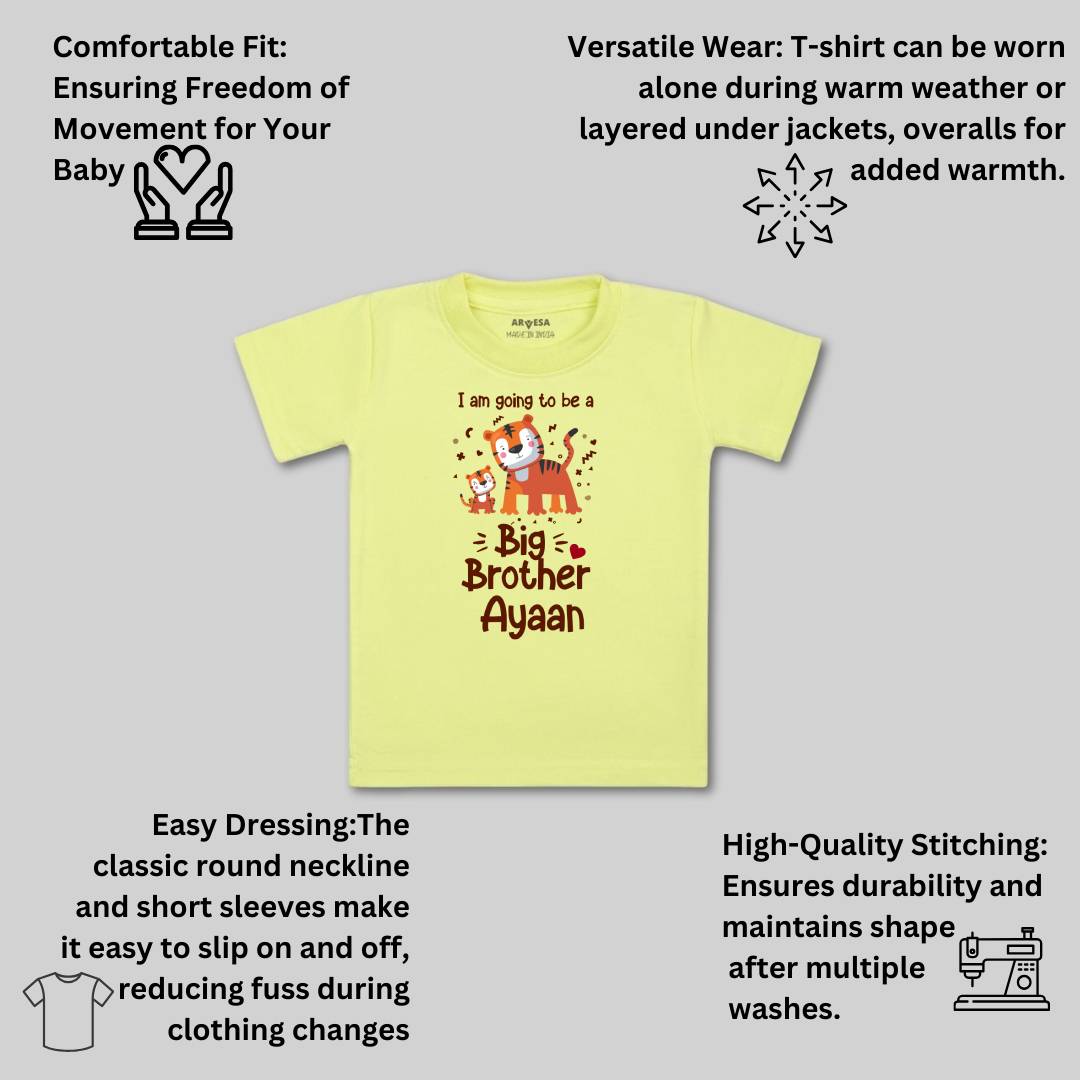 Arvesa I am going to Be Big Brother Baby Boy & Girl Dress