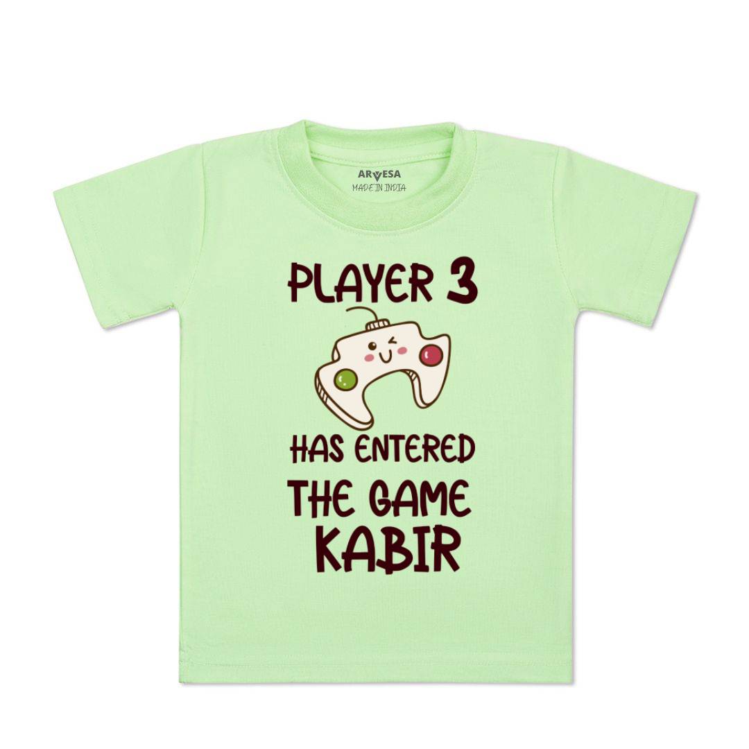 Arvesa Player 3 Entered The Game Baby Boy & Girl Dress