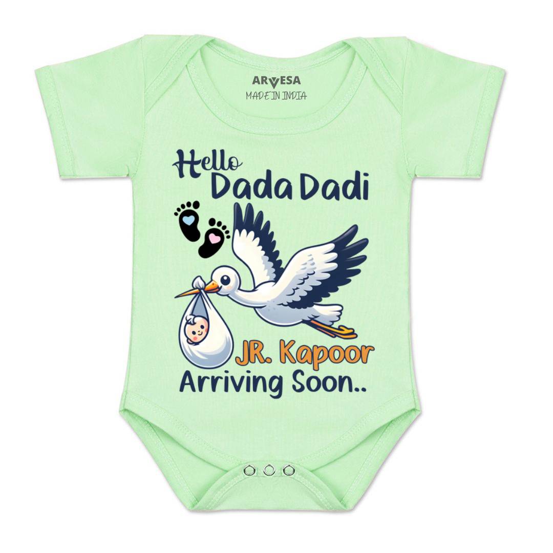 Arvesa I Dada Dadi See You Soon Baby Boy & Girl Dress