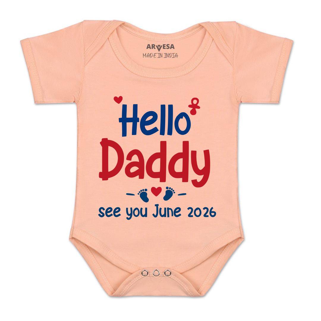 Arvesa Hello Daddy Baby Boy & Girl Dress