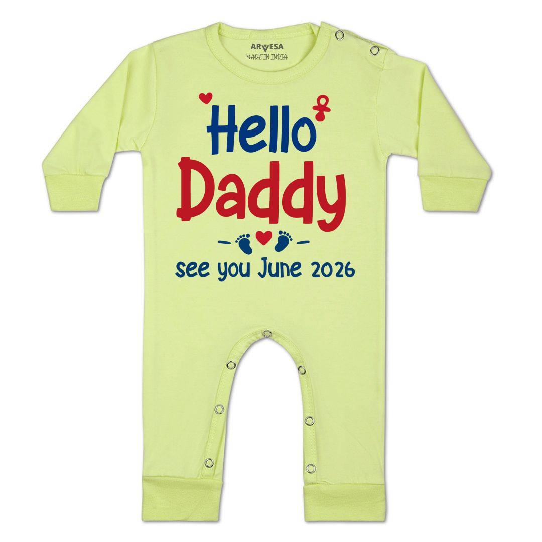 Arvesa Hello Daddy Baby Boy & Girl Dress