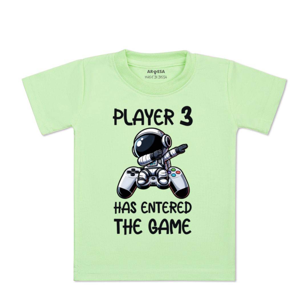 Arvesa Player 3 Entered The Game Baby Boy & Girl Dress