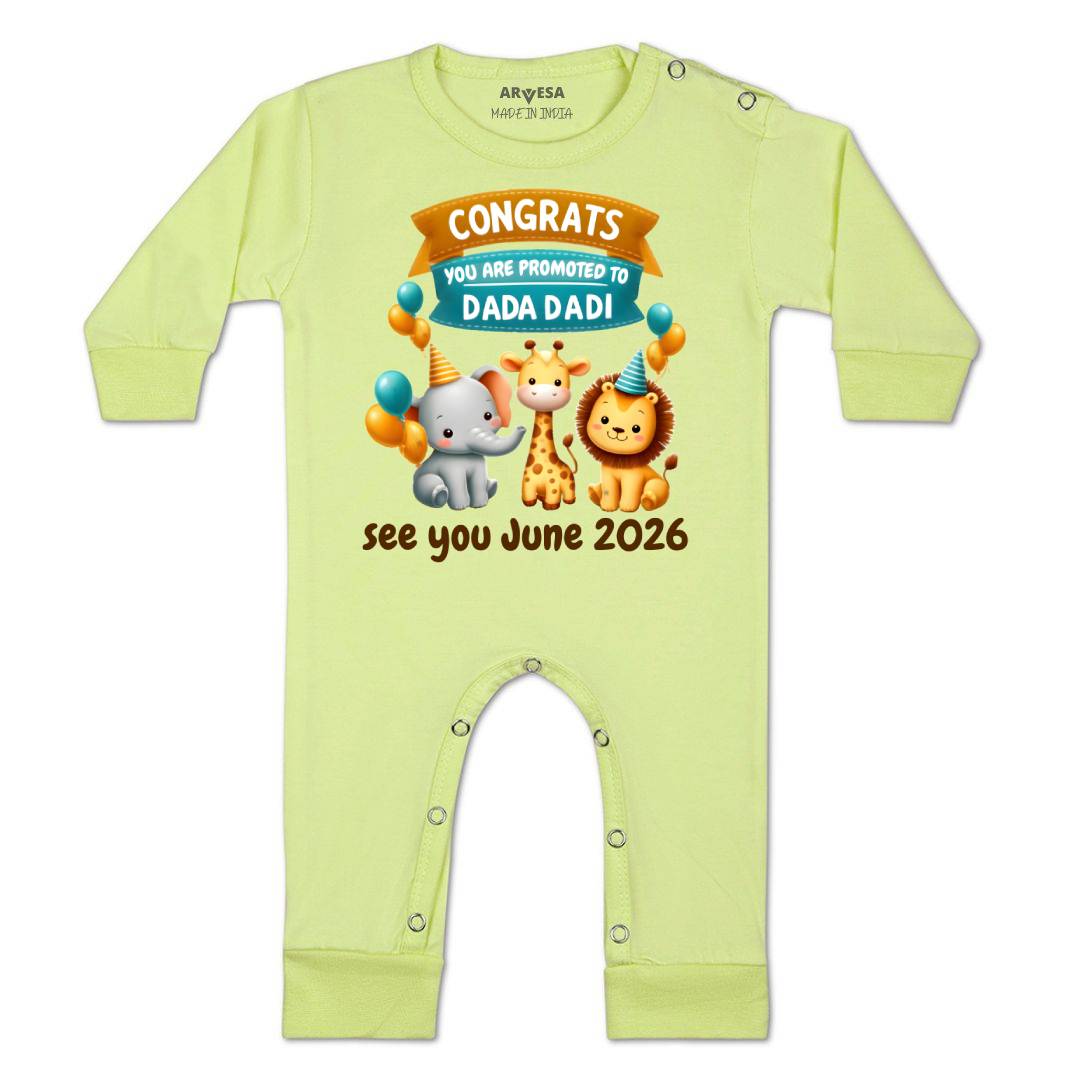 Arvesa Congrats Dada Dadi Baby Boy & Girl Dress