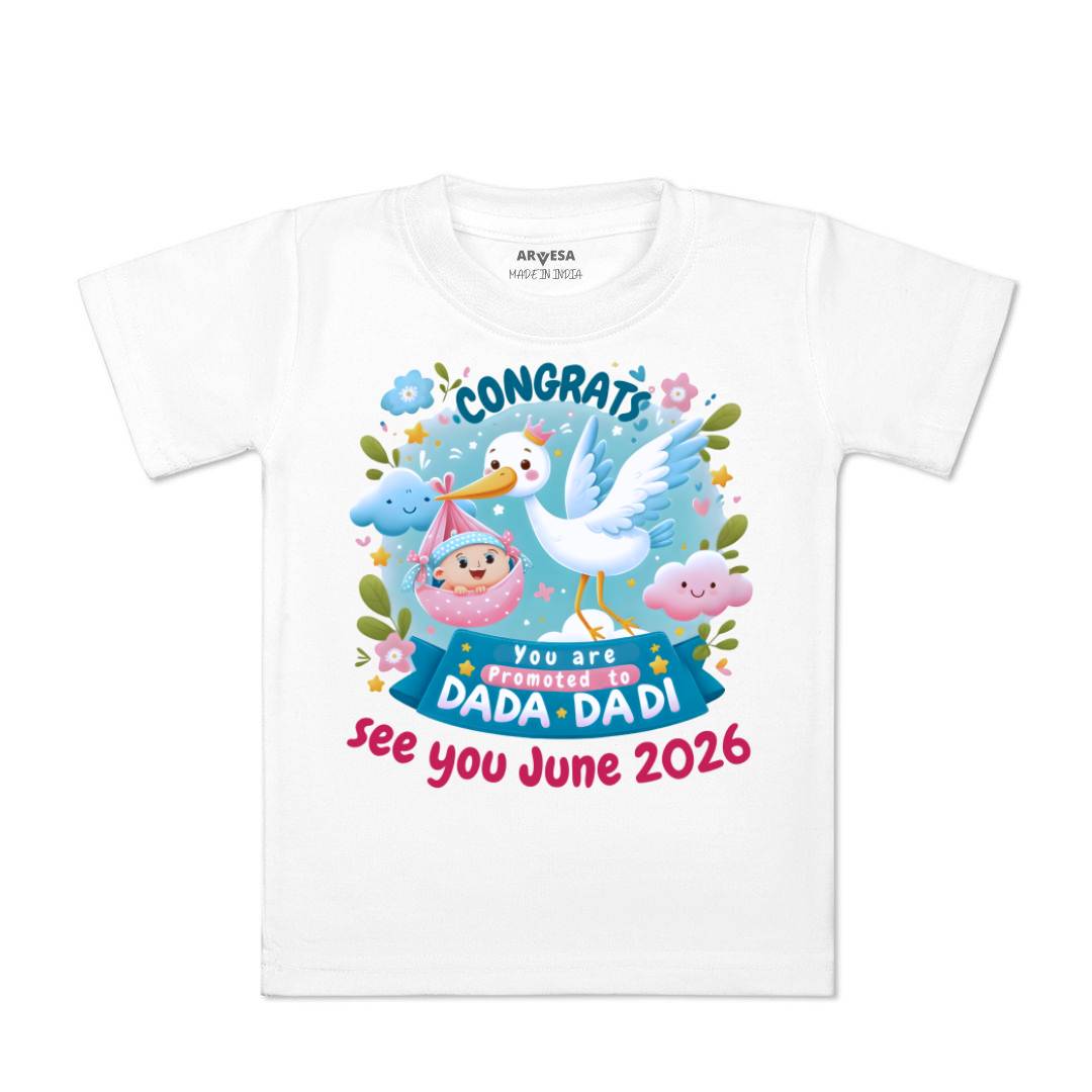 Arvesa Congrats Dada Dadi Baby Boy & Girl Dress
