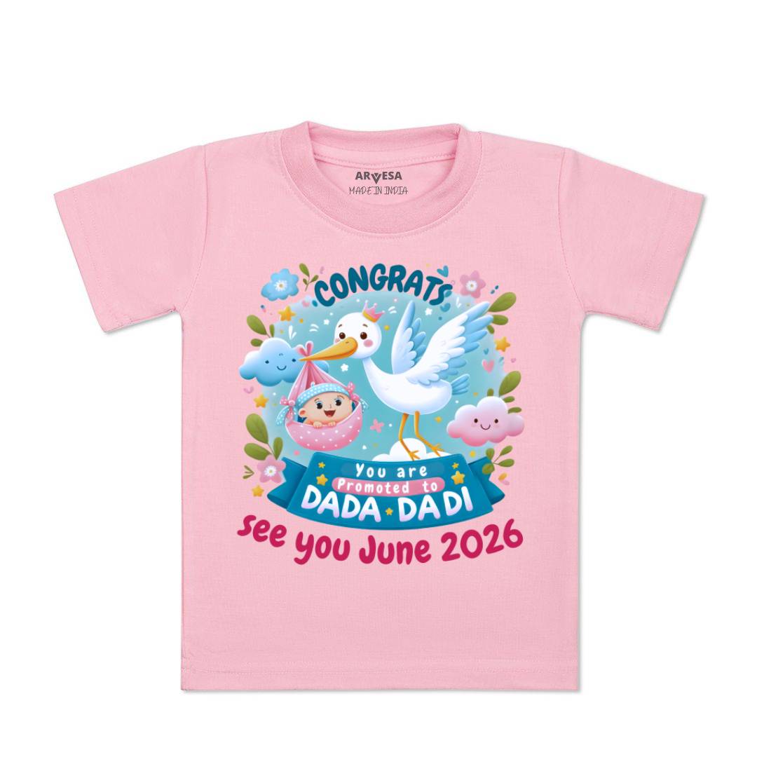 Arvesa Congrats Dada Dadi Baby Boy & Girl Dress