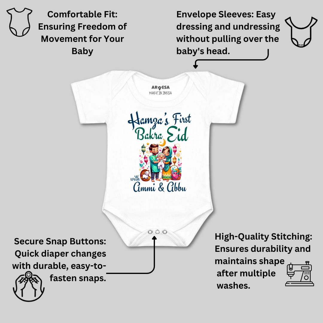 Arvesa My First Eid Baby Boy & Girl Dress
