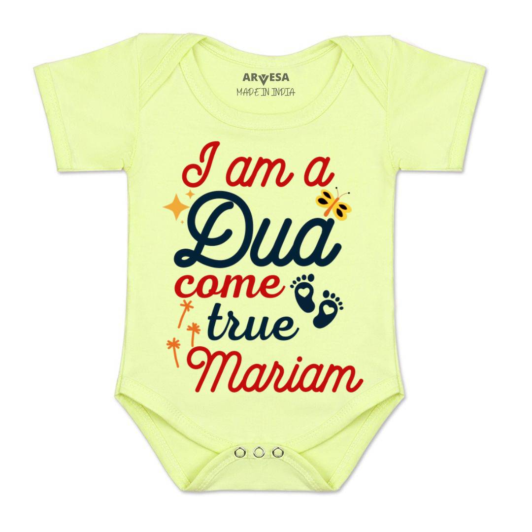 Arvesa I am Dua Come True Baby Boy & Girl Dress