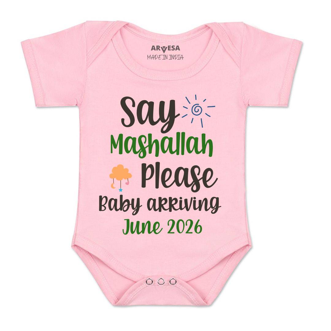 Arvesa Say Mashallah Please Baby Boy & Girl Dress