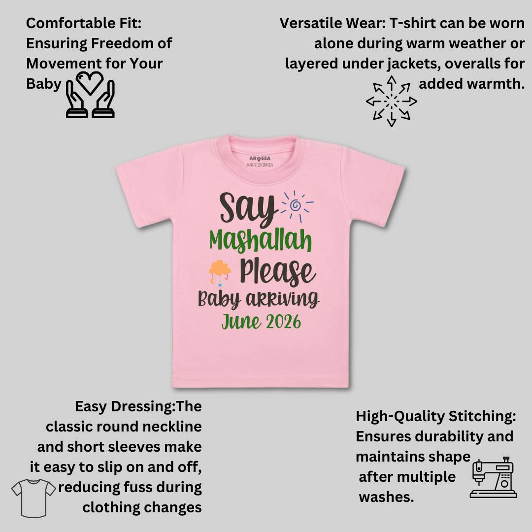 Arvesa Say Mashallah Please Baby Boy & Girl Dress