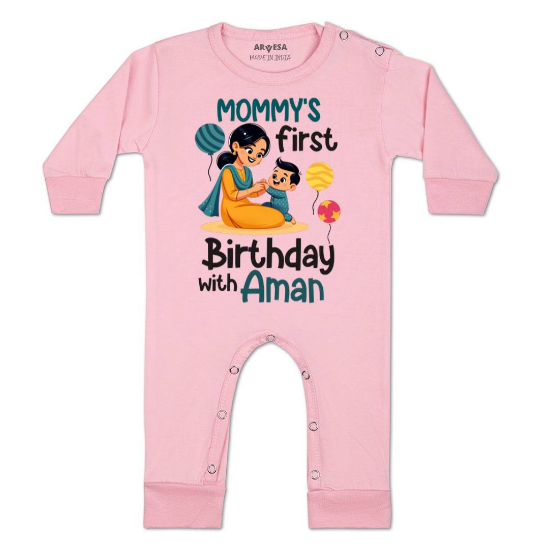 Arvesa Mommy First Birthday With Me Baby Boy & Girl Dress