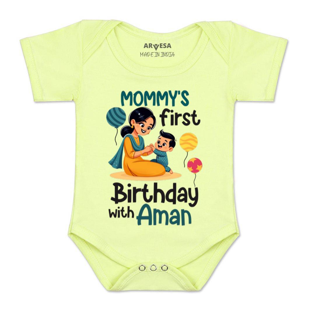 Arvesa Mommy First Birthday With Me Baby Boy & Girl Dress