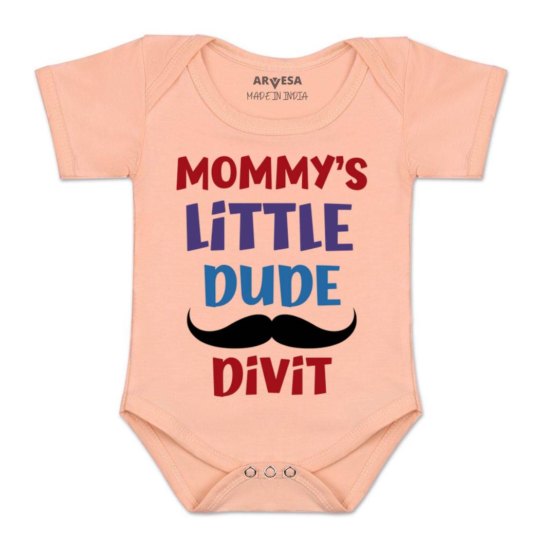 Arvesa Mommy Little Dude Baby Boy & Girl Dress