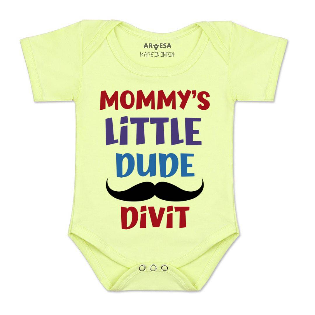 Arvesa Mommy Little Dude Baby Boy & Girl Dress
