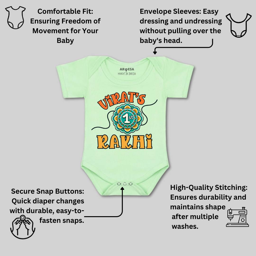 Arvesa My First Rakhi Baby Boy & Girl Dress