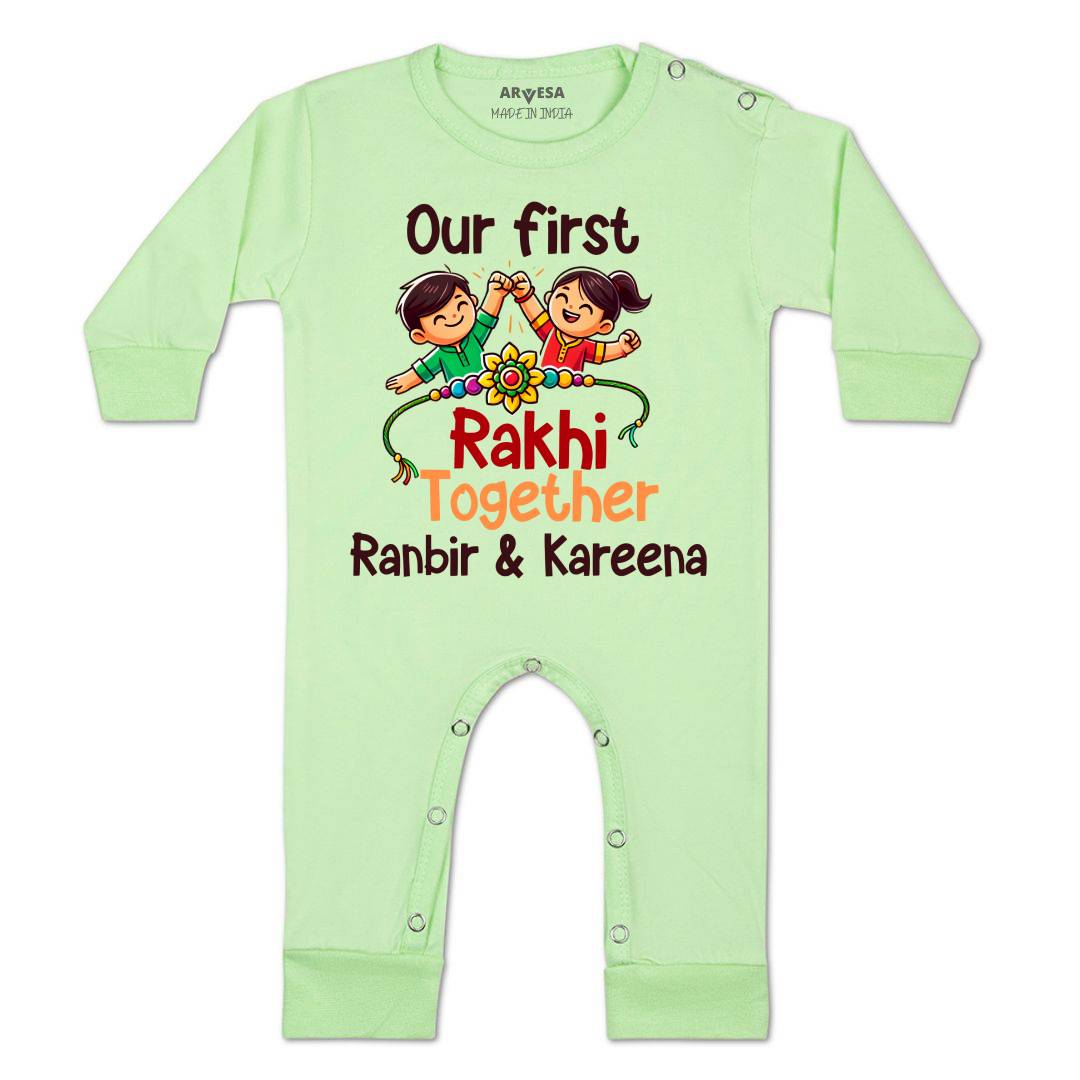 Arvesa My First Rakhi Baby Boy & Girl Dress