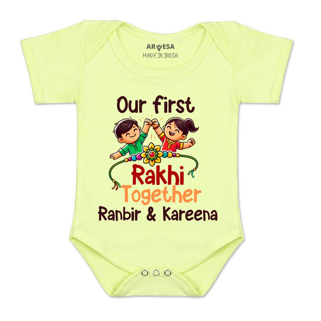 Arvesa My First Rakhi Baby Boy & Girl Dress