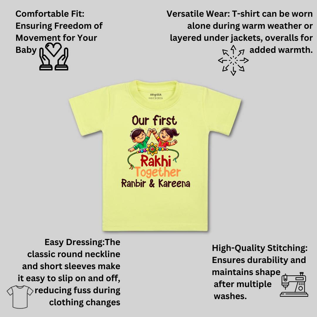 Arvesa My First Rakhi Baby Boy & Girl Dress
