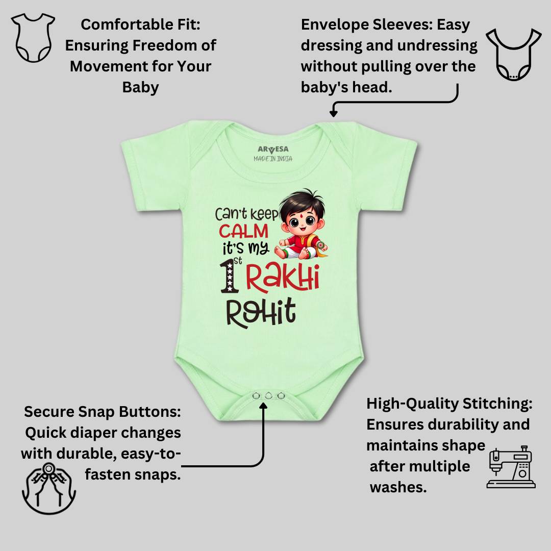 Arvesa My First Rakhi Baby Boy & Girl Dress