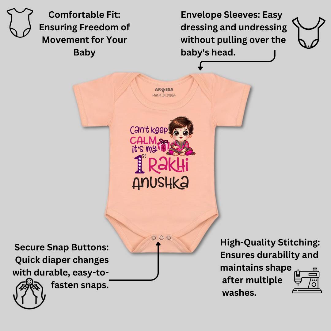 Arvesa My First Rakhi Baby Boy & Girl Dress