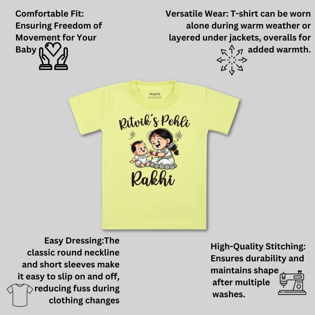 Arvesa Meri Pehli Rakhi Baby Boy & Girl Dress
