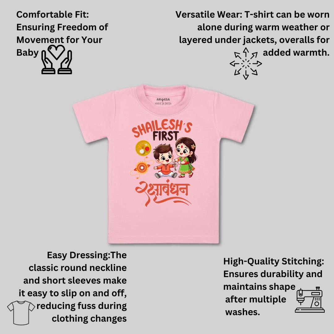 Arvesa My First Rakhi Baby Boy & Girl Dress