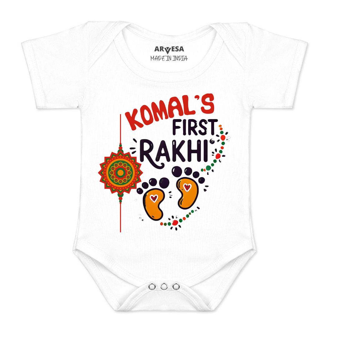 Arvesa My First Rakhi Baby Boy & Girl Dress