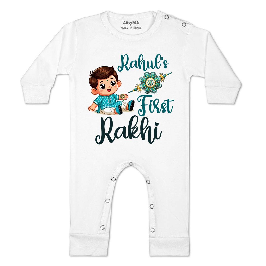 Arvesa My First Rakhi Baby Boy & Girl Dress