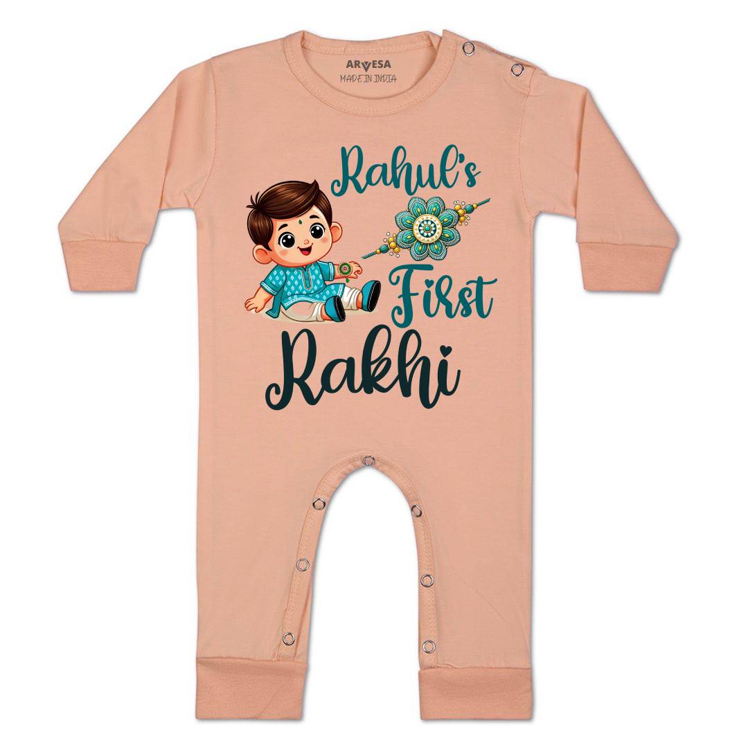 Arvesa My First Rakhi Baby Boy & Girl Dress