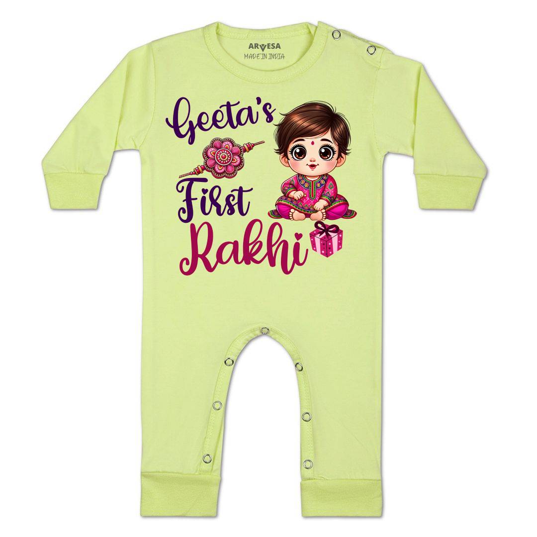 Arvesa My First Rakhi Baby Boy & Girl Dress