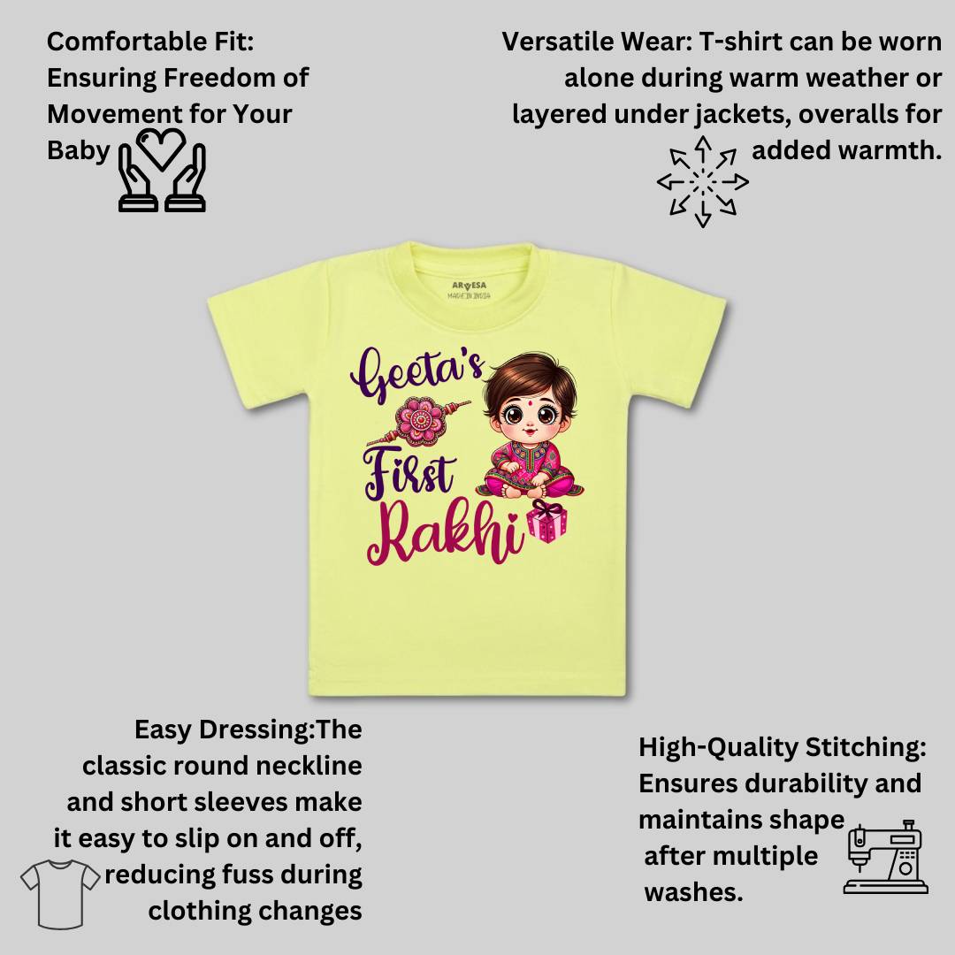 Arvesa My First Rakhi Baby Boy & Girl Dress