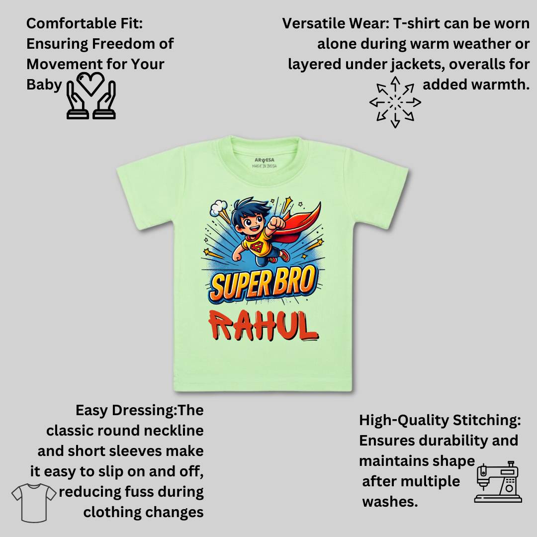 Arvesa Super Bro Baby Boy & Girl Dress