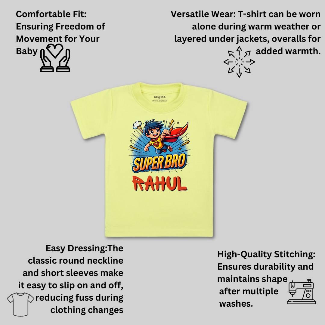 Arvesa Super Bro Baby Boy & Girl Dress