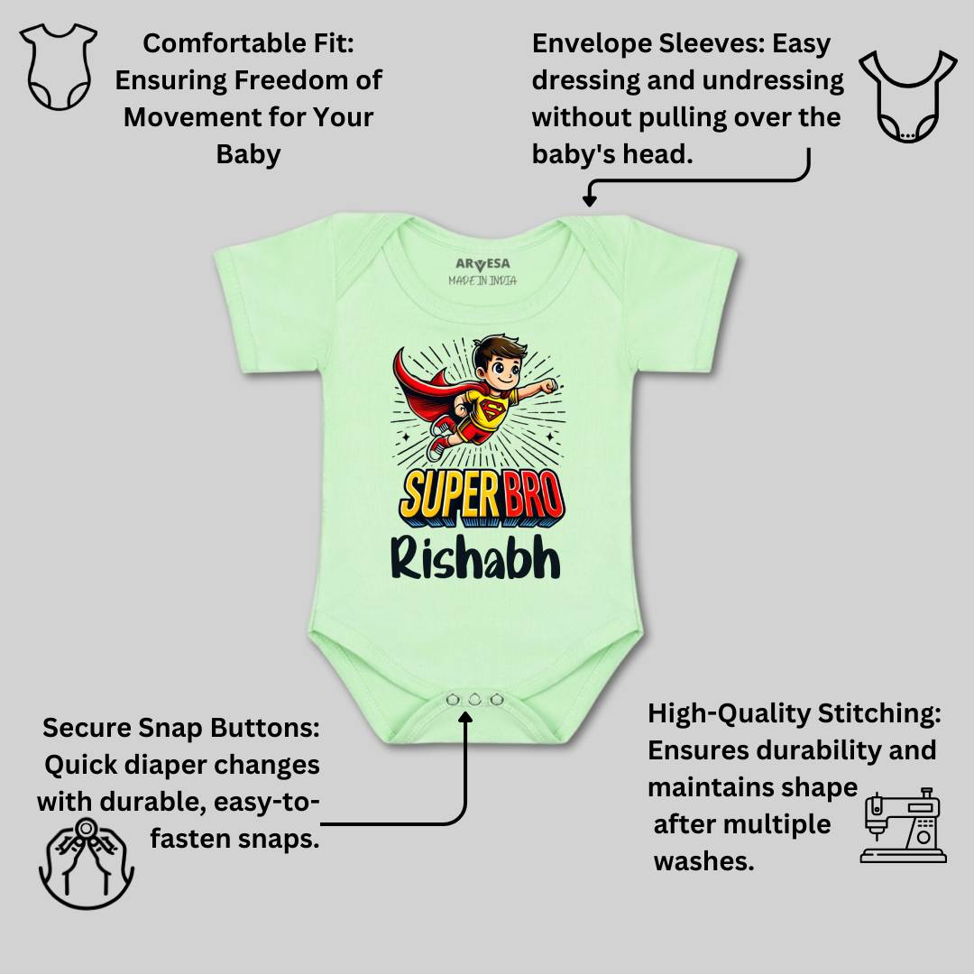 Arvesa Super Bro Baby Boy & Girl Dress