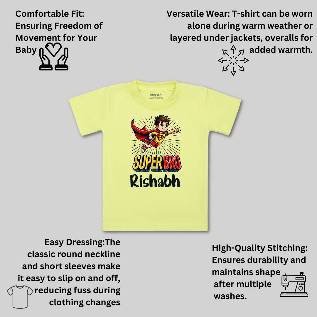 Arvesa Super Bro Baby Boy & Girl Dress