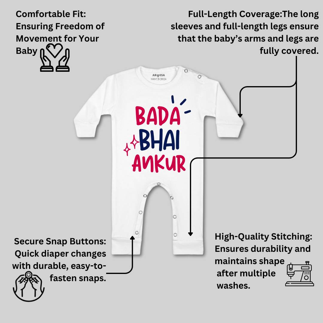 Arvesa Bada Bhai Baby Boy & Girl Dress