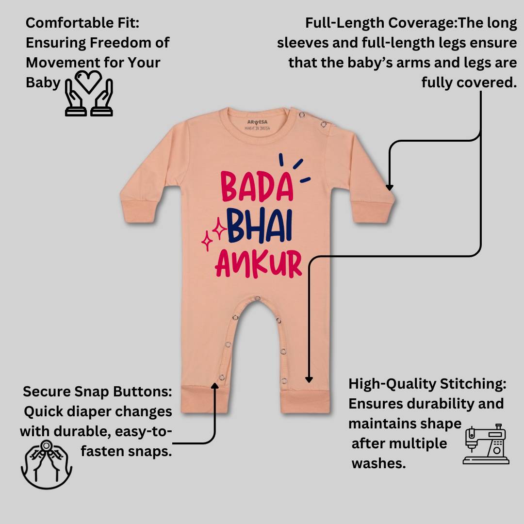 Arvesa Bada Bhai Baby Boy & Girl Dress
