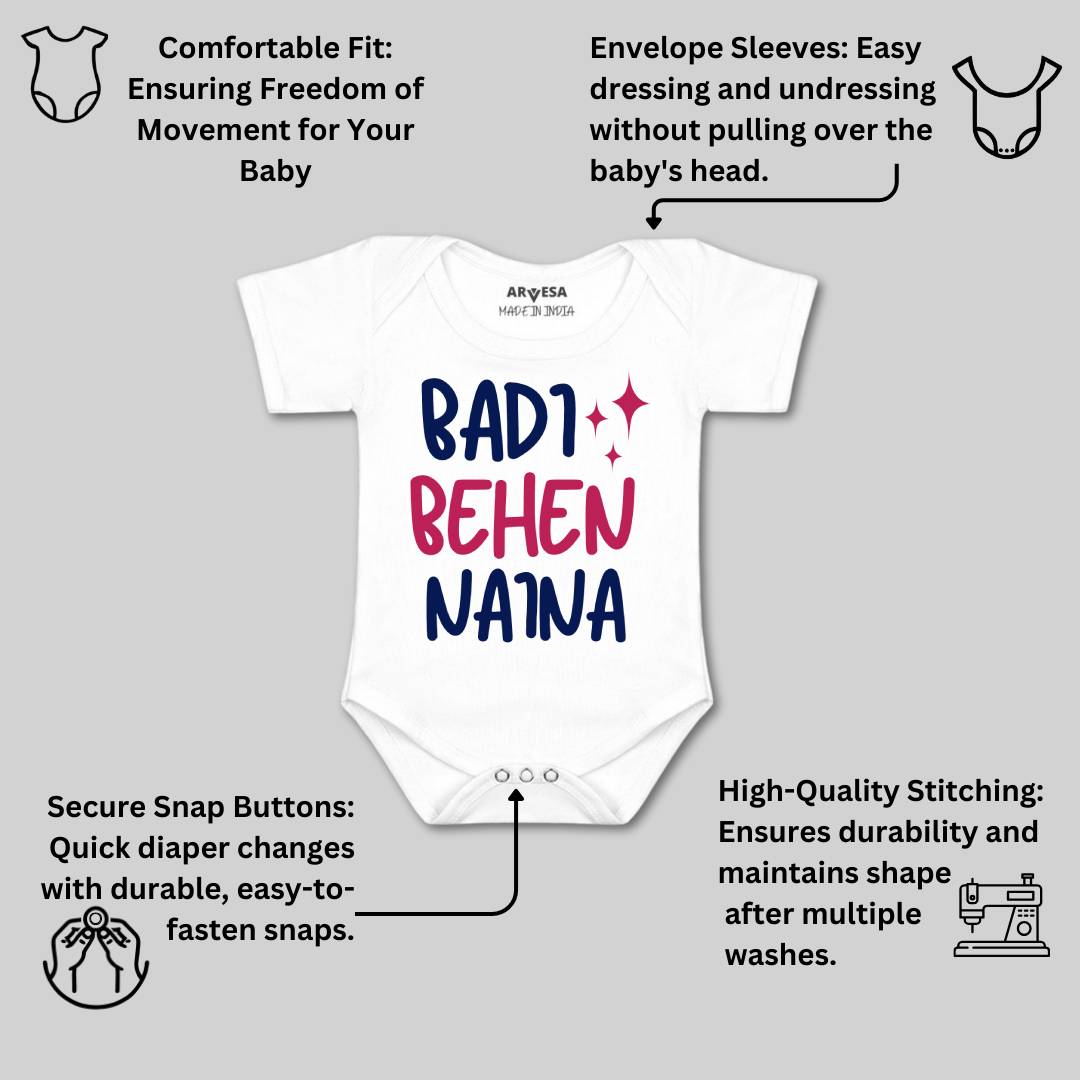Arvesa Badi Behen Baby Boy & Girl Dress