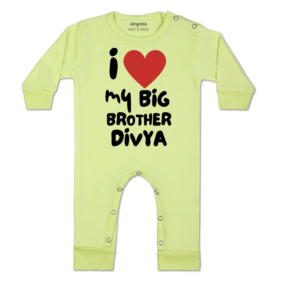 Arvesa I Lobe My Big Brother Baby Boy & Girl Dress