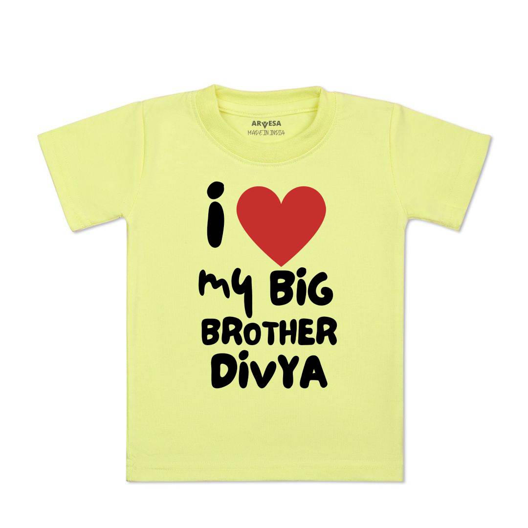 Arvesa I Lobe My Big Brother Baby Boy & Girl Dress