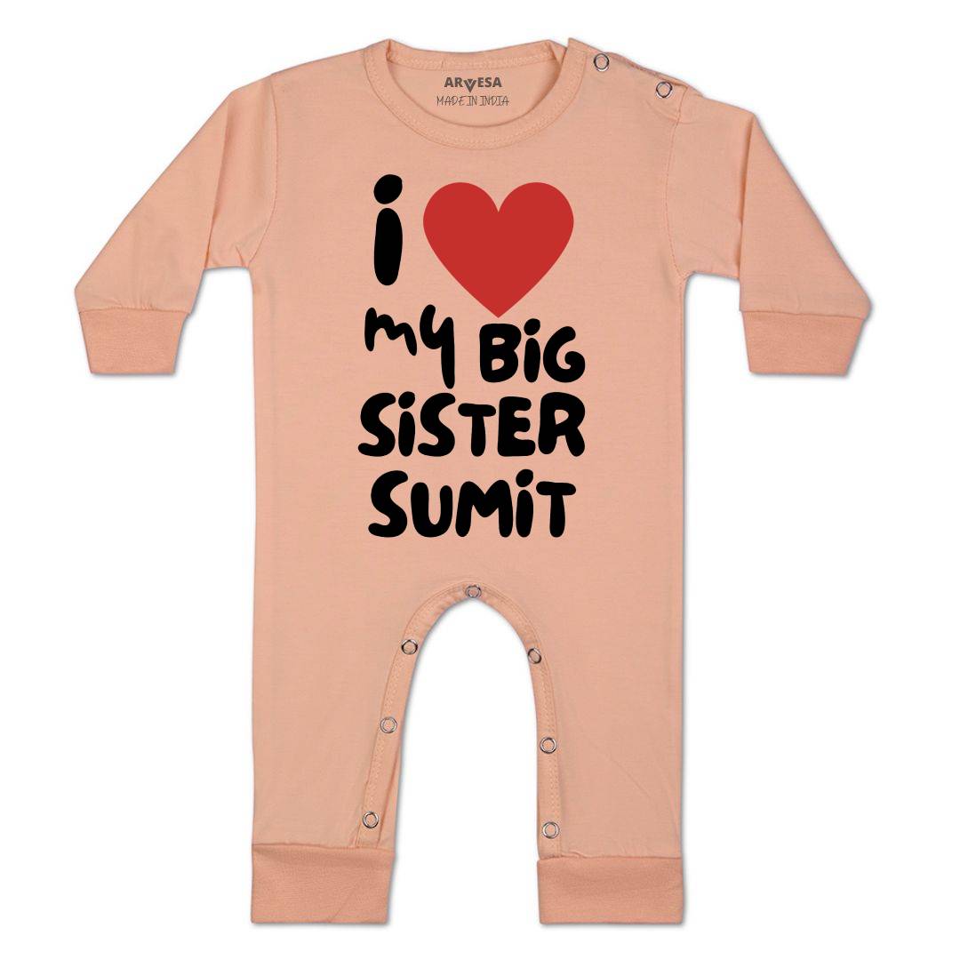 Arvesa I love My Big Sister Baby Boy & Girl Dress
