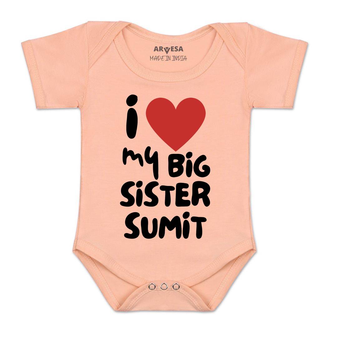 Arvesa I love My Big Sister Baby Boy & Girl Dress