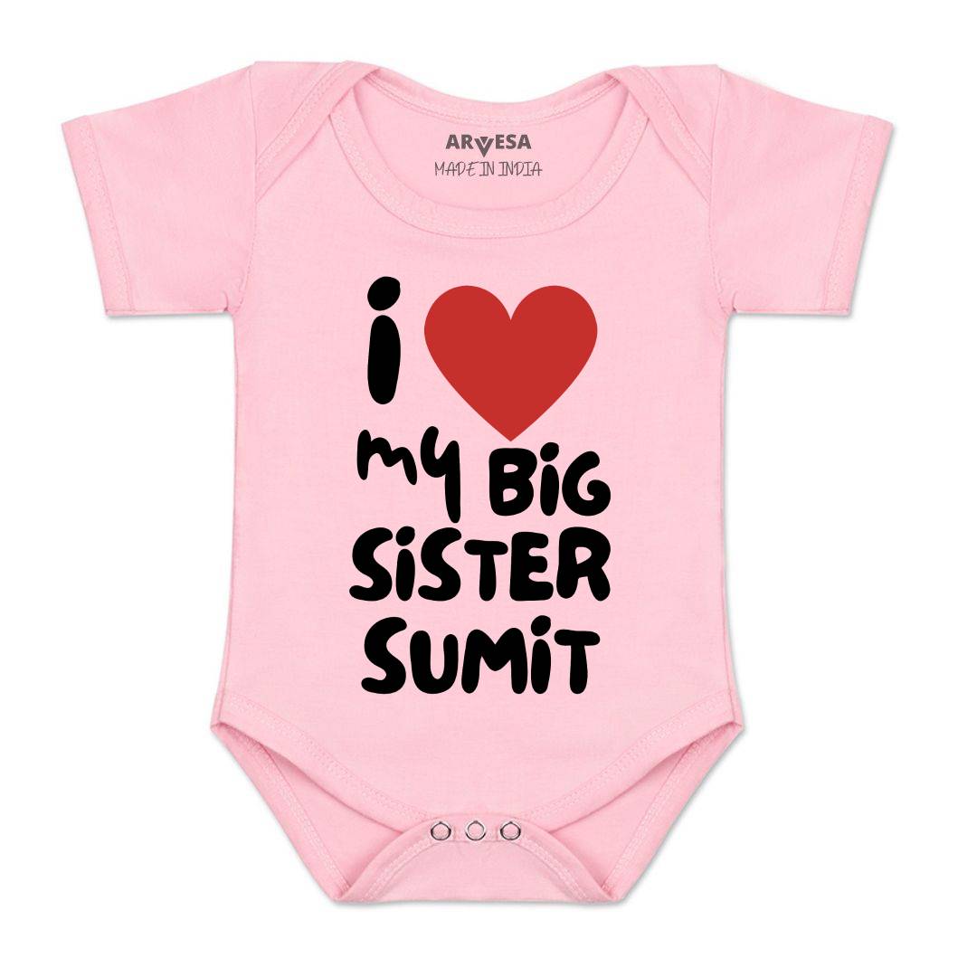 Arvesa I love My Big Sister Baby Boy & Girl Dress