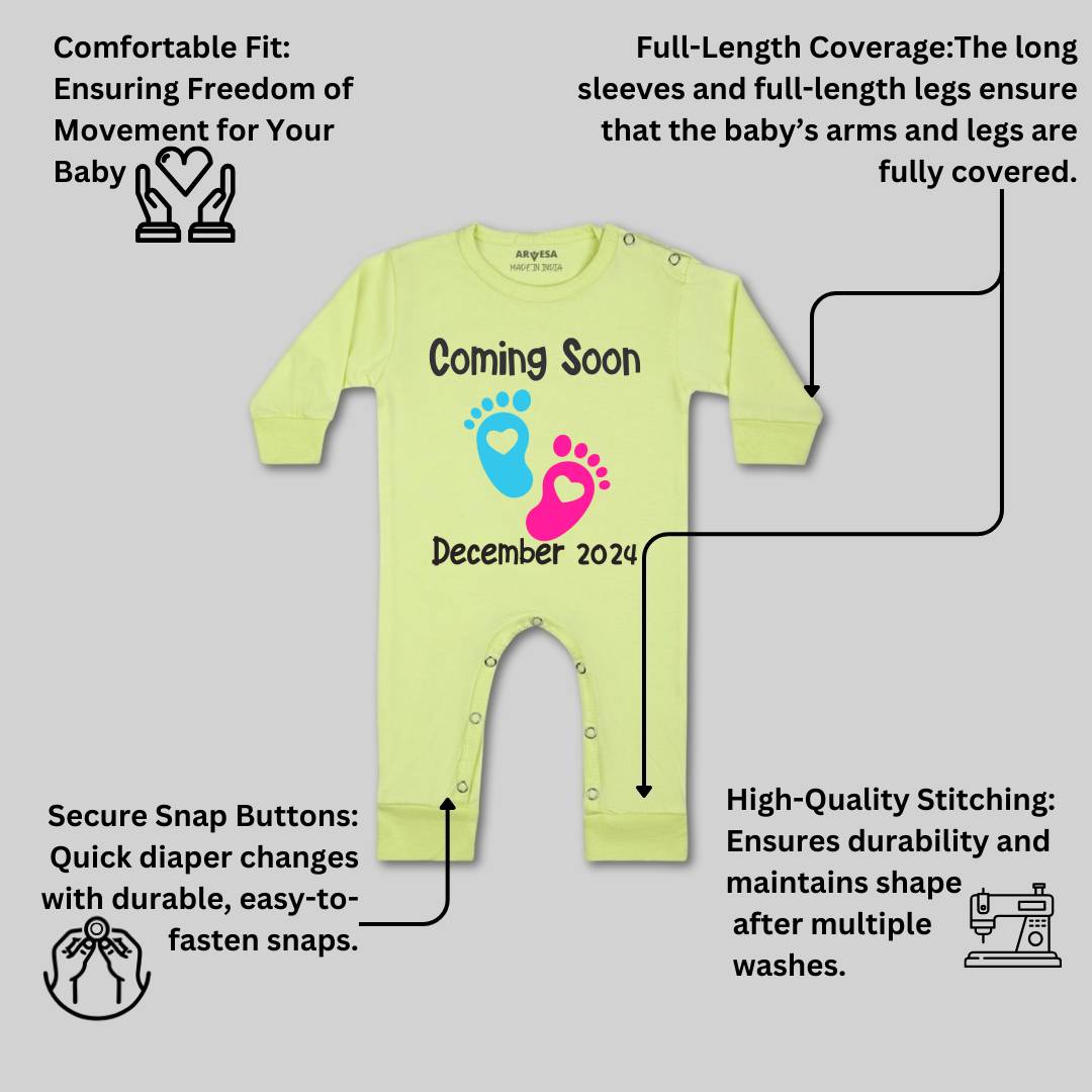 Arvesa Coming Soon Baby Boy & Girl Dress