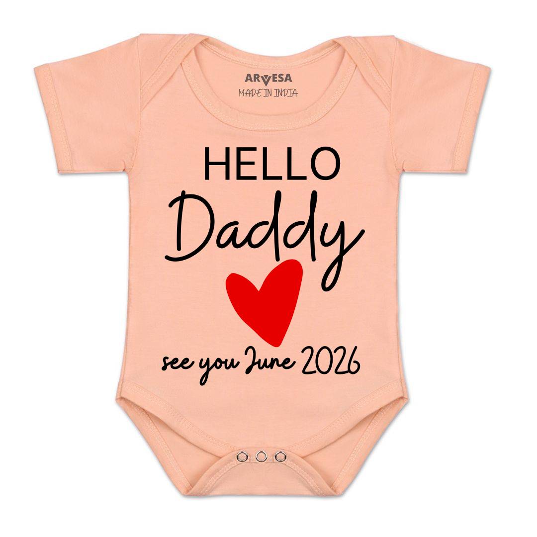 Arvesa Hello Daddy Baby Boy & Girl Dress